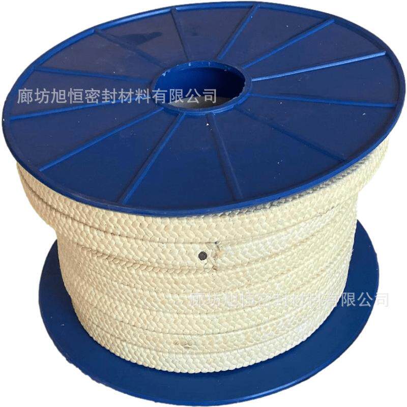芳纶四氟盘根芳纶复合纤维垫片芳纶四氟交织盘根环