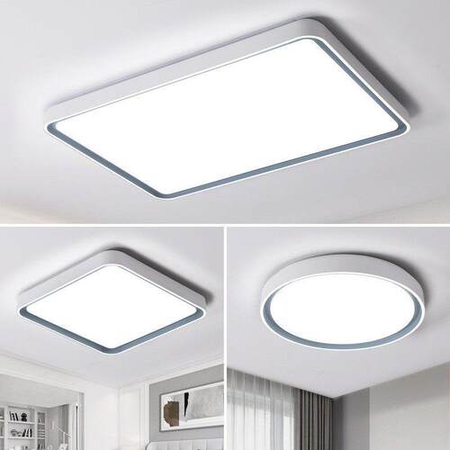 LED客厅灯2025年新款吸顶灯流行灯具现代简约大气长方形客厅灯主