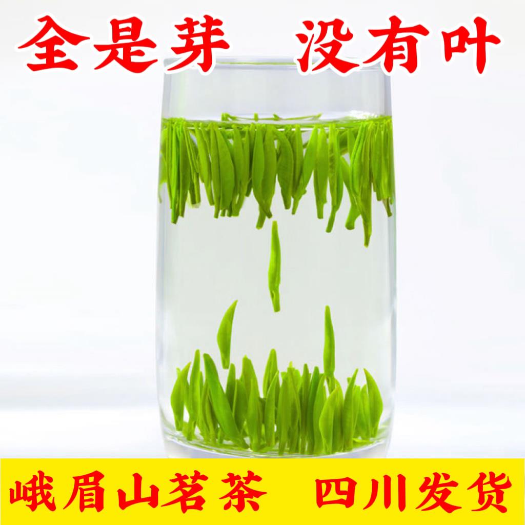 峨眉山特级竹青茶叶芽尖茶叶2026新茶四川峨眉山嫩芽耐泡毛尖翠芽