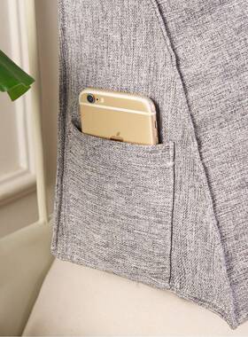 亚麻卧室床头靠垫日式榻软包榻靠背沙米角发三护腰XY-2023-靠枕可