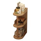 床头小型约现柜代收纳柜卧室小床边极窄夹缝柜子简易迷你置简3004