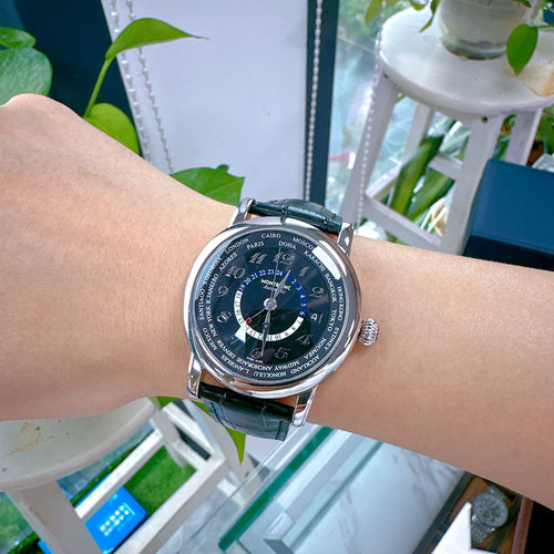 一口价98新万宝龙公价3.79万明星系列全机械男士手表U0106464名品