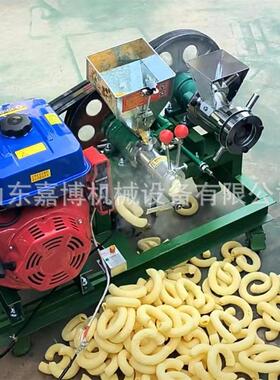 汽油全套玉米棒机 14用五谷杂粮面粉膨化机 赶集流动面包车载