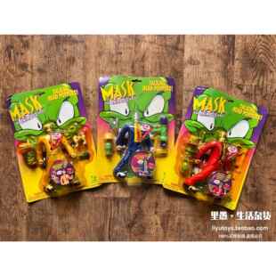 来签收童年！正版变相怪杰复古挂卡可弹头手办公仔90s老玩具收藏