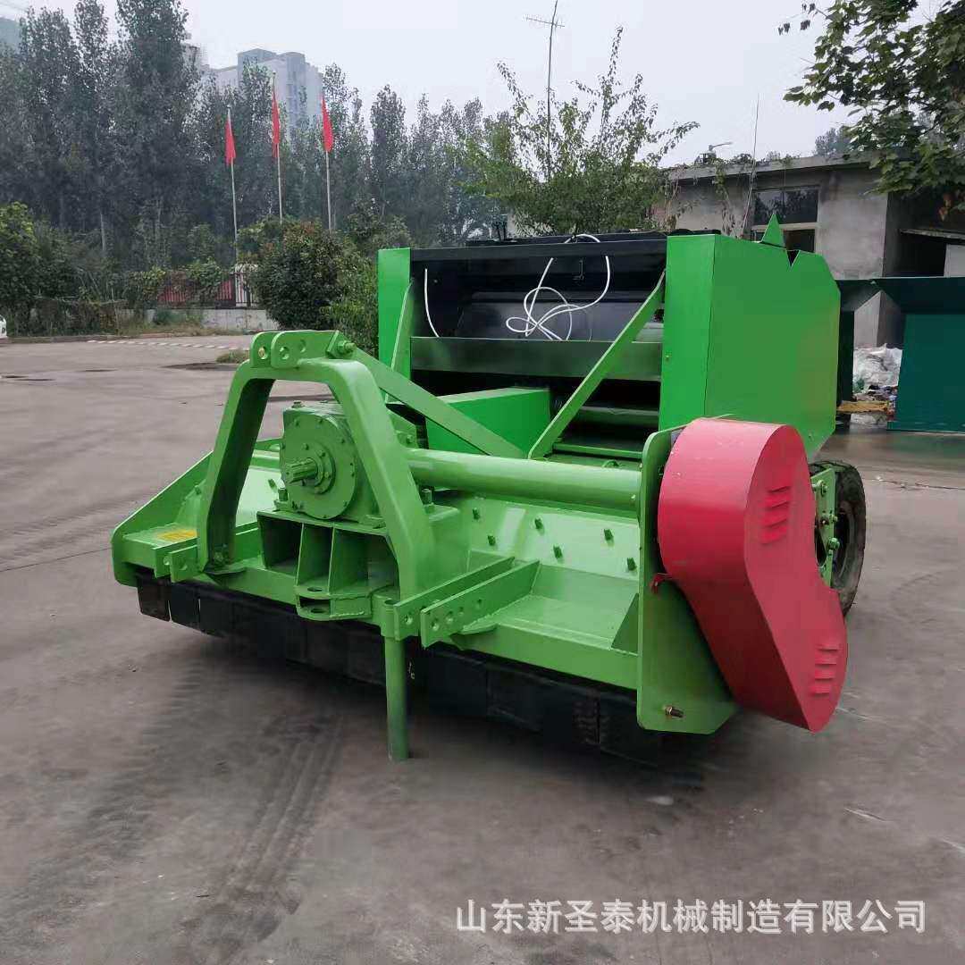 新型秸秆收割打捆机工作视频农机补贴型青储收割打捆机现货直销
