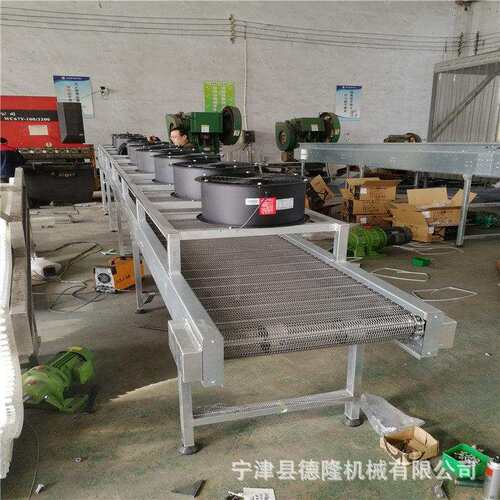 镀锌网带DL-WD589输备转送机弯网带流水线输送设食品链送网摊凉输