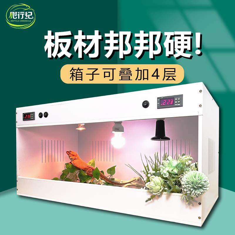 爬行纪pvc饲养保温箱 爬宠恒温箱乌龟刺猬睫角守宫鬃狮蜥蜴寄居蟹