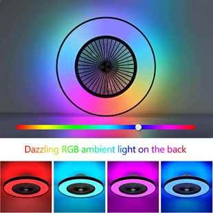 吸端顶风扇735灯热销款 吸顶 卧扇室带客房高智能控制简约一体风