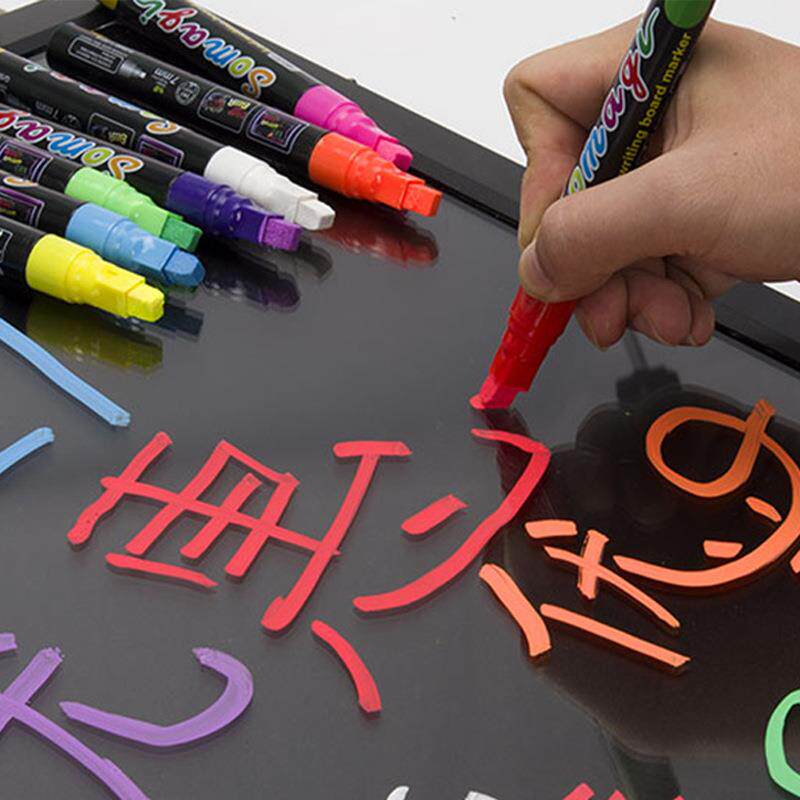 可擦荧光板专用笔电子发光LED屏绘画笔彩色记号笔闪光玻璃涂鸦笔