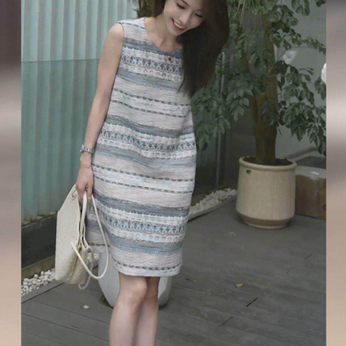 欧洲站2026新款独特漂亮小裙子小众设计高级感无袖背心洋装女夏