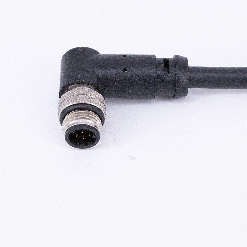 工业以太90°弯头八芯对RJ45水晶头兼容康耐视A型工业网线