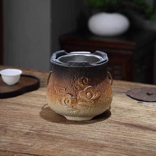 碳炭炉烧炉茶手工泥QIK炉围炉小火炉木炭橄榄炭煮茶器酒精白烧水