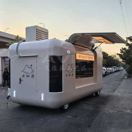 双飞翼云仓移动餐车多功能商用美陈咖啡奶茶车景区营地网红外摆车