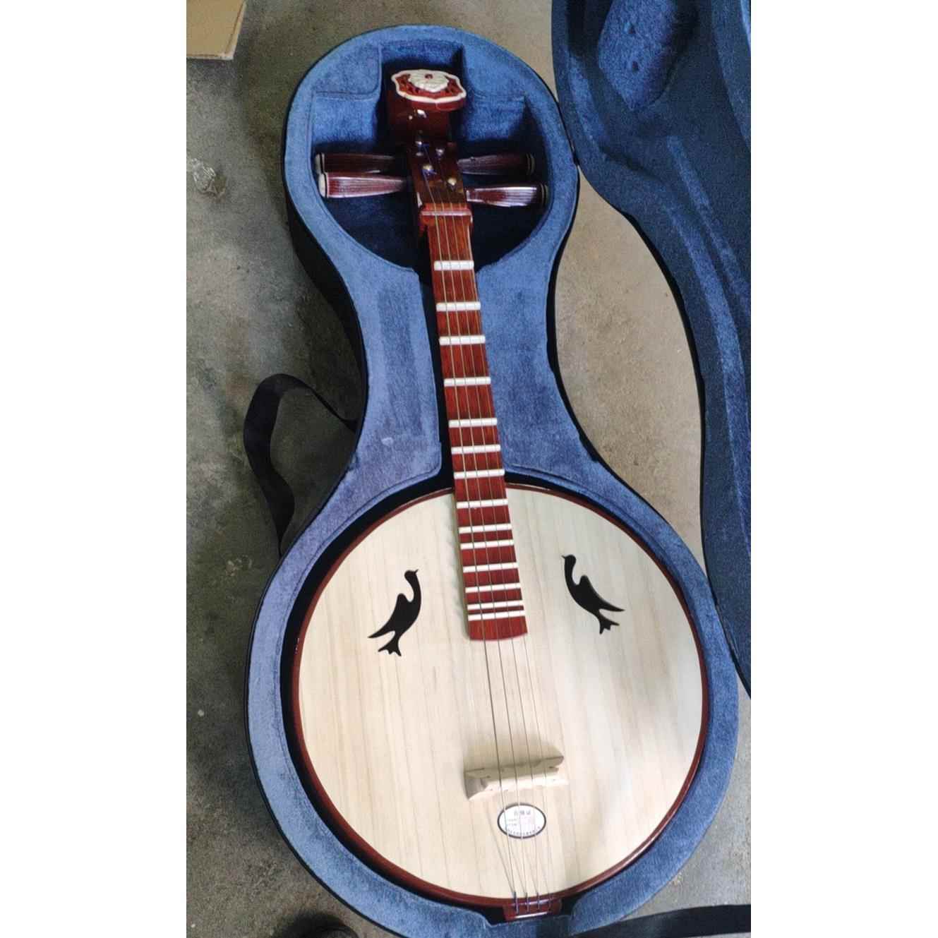 高档海浪乐平器正品律中阮乐器厂家直销12均律阮粤曲7民族乐器包