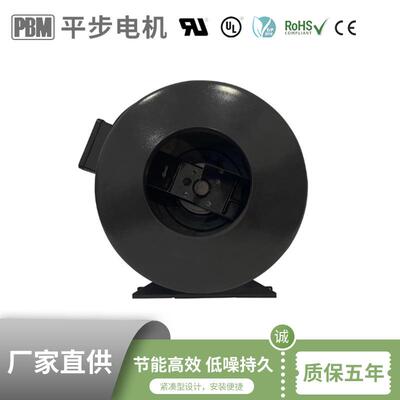 PBM平步电机250mm低噪设计圆形管道风机防水防潮防尘离心风机