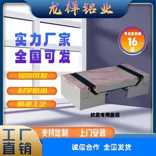建筑变形缝伸缩缝不锈钢铝合金盖板内外墙面屋面地面沉降缝收缩缝