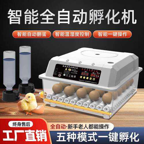 家用孵化器小鸡孵蛋器小型家用孵化机全自动智能鸡鸭鹅鸽孵蛋机