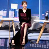 演出2 轻奢众高主端大气持人气质长款 正品 小宴会晚礼服裙205年新款