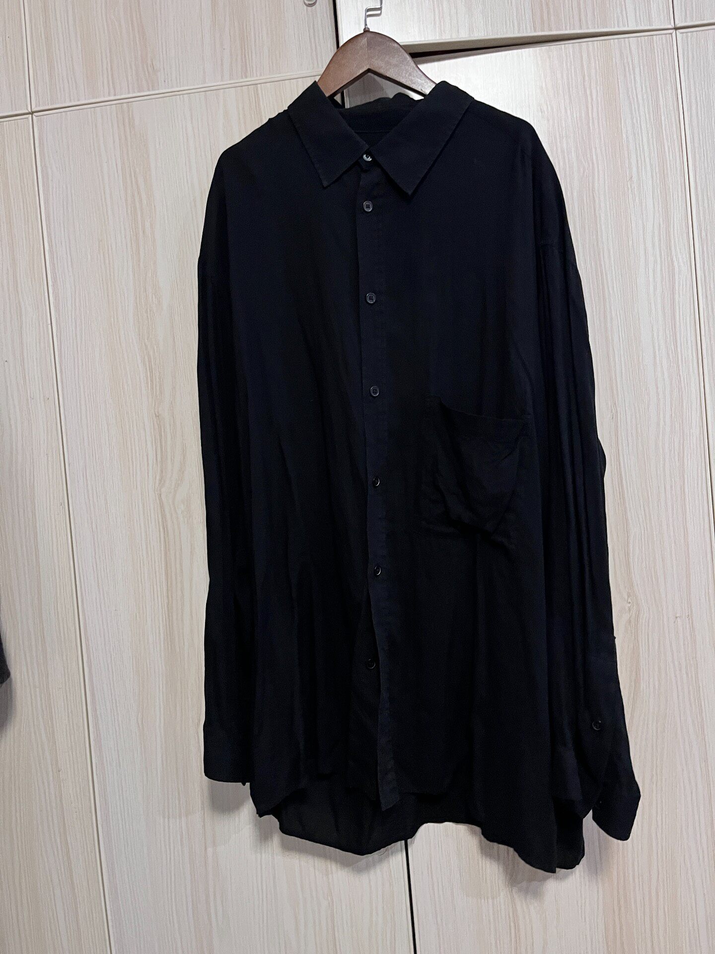 Yohji Yamamoto Long-Sleeve Button-Front Shirt