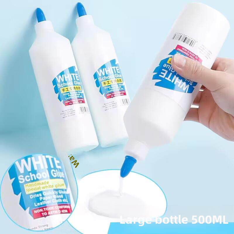 儿童手工DIY专用白胶小学生液体胶水安全可水洗小瓶白乳胶粘木头