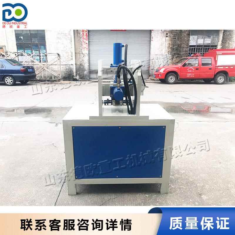 管材型材自动切角机 小型不锈钢管冲角机 晾衣架货架钢管折角机