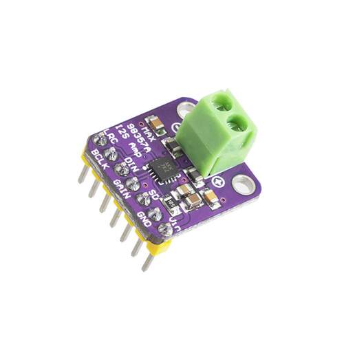 MAX98357 I2S 音频放大器模块 无滤波D类放大支持ESP32-S3 树莓pi
