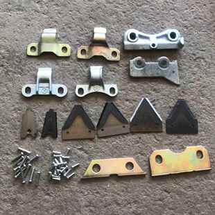 小四轮拖拉机割草机配件固定刀片 高低压刃器 小磨垫片 铆钉