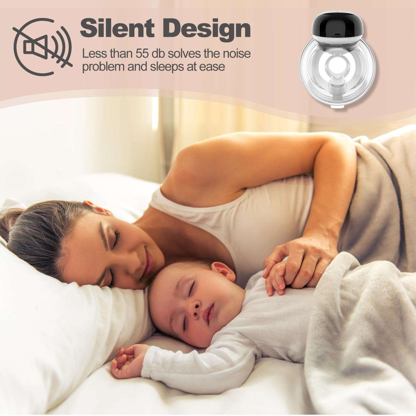 breast pump穿戴式电动吸奶器一体式免手扶吸乳器可充电吸奶器