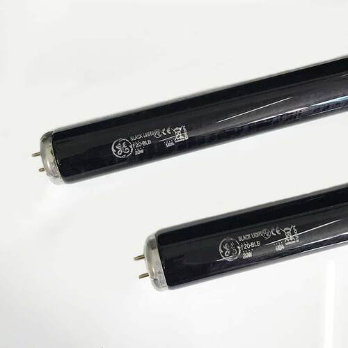GE 工业探伤灯管 F20T12-BLB 20W 紫外线荧光检测灯管 验伤灯