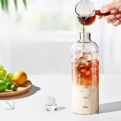 Glass Stylish Simple Portable Water Cup Home High