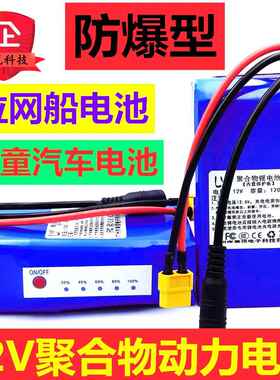 大功率锂电池12V拉网船拖网船聚合物动力电池儿童车喷雾器电瓶20A