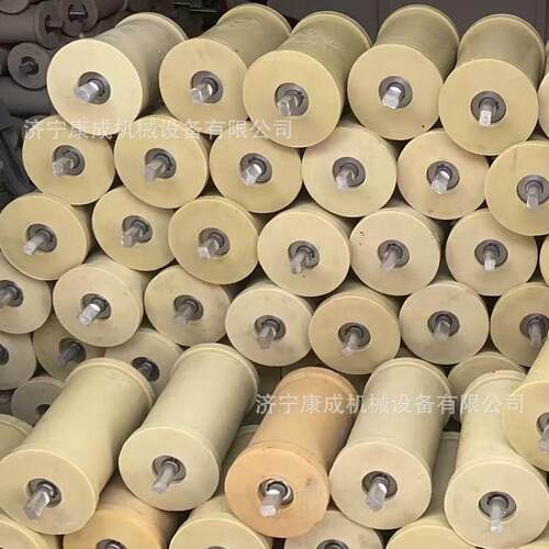 井下用耐磨耐腐蚀尼龙地滚矿用聚氨酯地滚钢丝绳用防静电地滚