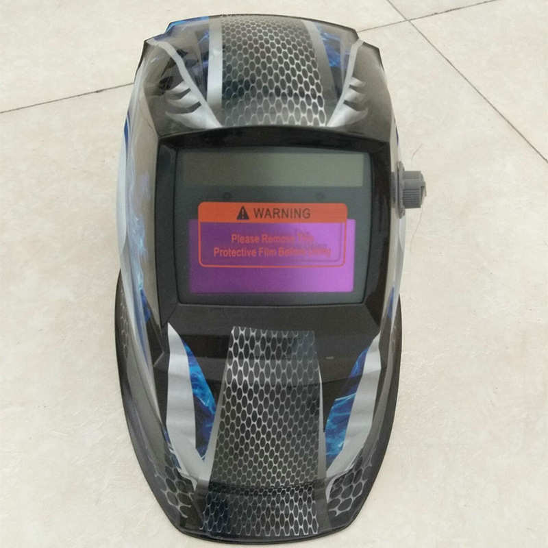 900蓝火系列太阳能自动变光头戴式电焊面罩 可调节头戴式轻便面罩