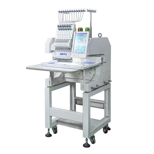 23新款单头平绣机成衣帽子袜子刺绣机自动电脑绣花机