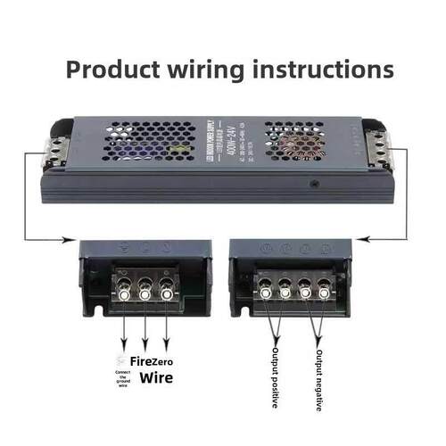 12v/24vled电源驱动开关低压长条超薄灯箱内置24v变压器黑金刚led