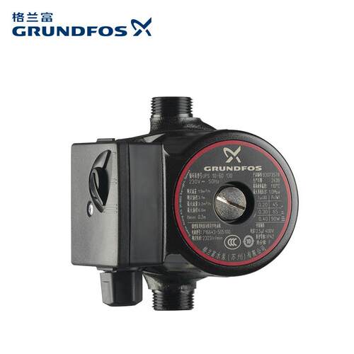 热Grundfos水0屏蔽循P环帮浦US1-60回水暖气地暖泵