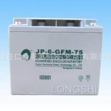 劲博蓄电池JP-6-GFM-75/12V75AH免维护铅酸蓄电池