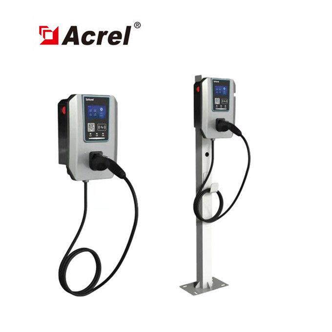 安科瑞7KW交流汽车充电桩4G通讯可配立柱落地安装AEV-AC007D