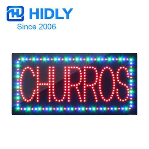 厂家制作生产LED招牌营业中招牌LED CHURROS SIGN
