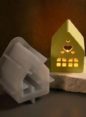 Heart House Resin Silicone Molds for Epoxy Resin, Holder,