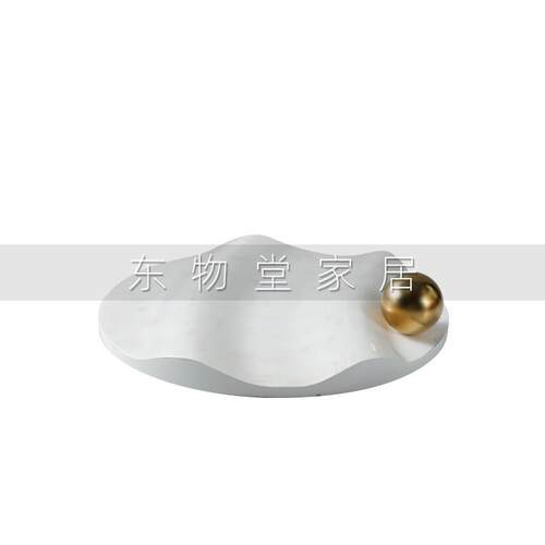 简约现代树脂底盘仿古摆件创意波浪托盘客厅餐桌艺术软装饰品摆设