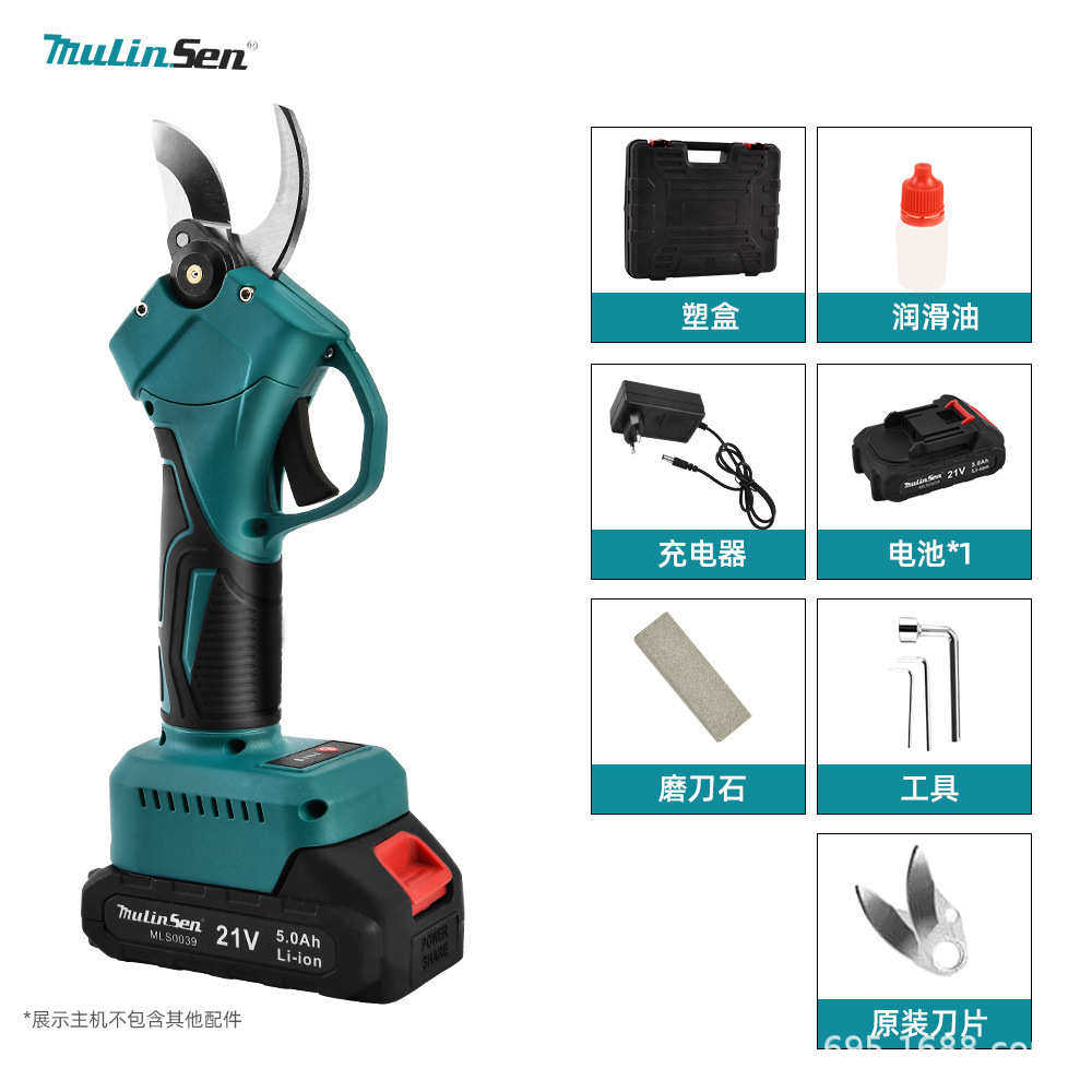 高枝剪电动果树剪修枝园艺剪剪刀工具直径批发园林25mm修枝图片