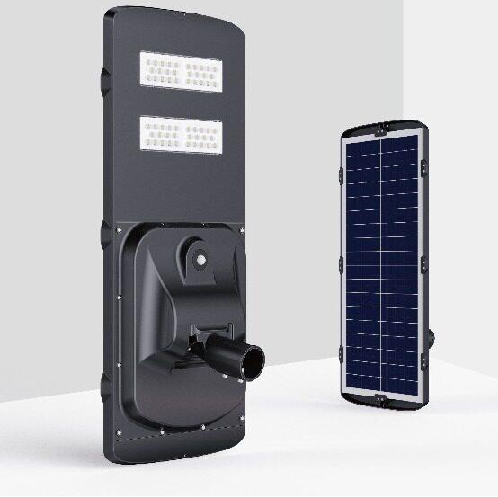 韦德生产太阳能路灯一体化红外感应智能遥控工程照明庭院灯