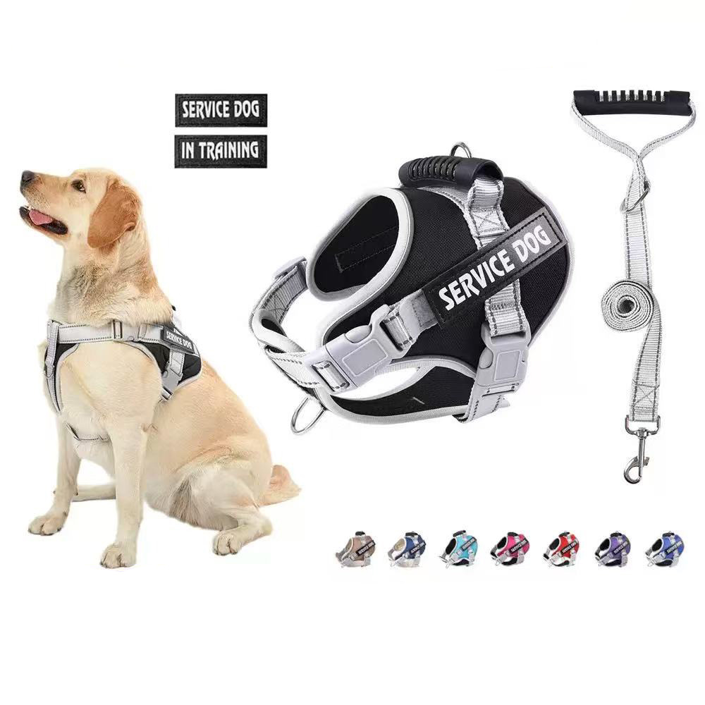 大型犬狗狗专用背带反光狗牵引绳