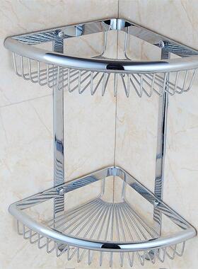 酒店工程浴室房角架淋浴壁挂卫生间物架全铜收置纳转角架三HEU角