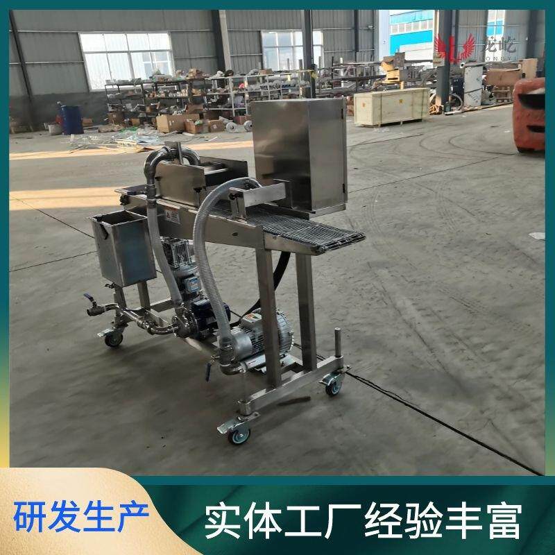 商用糯米年糕淋浆年糕串裹糠机设备400型稀浆机不锈钢加工淋浆机