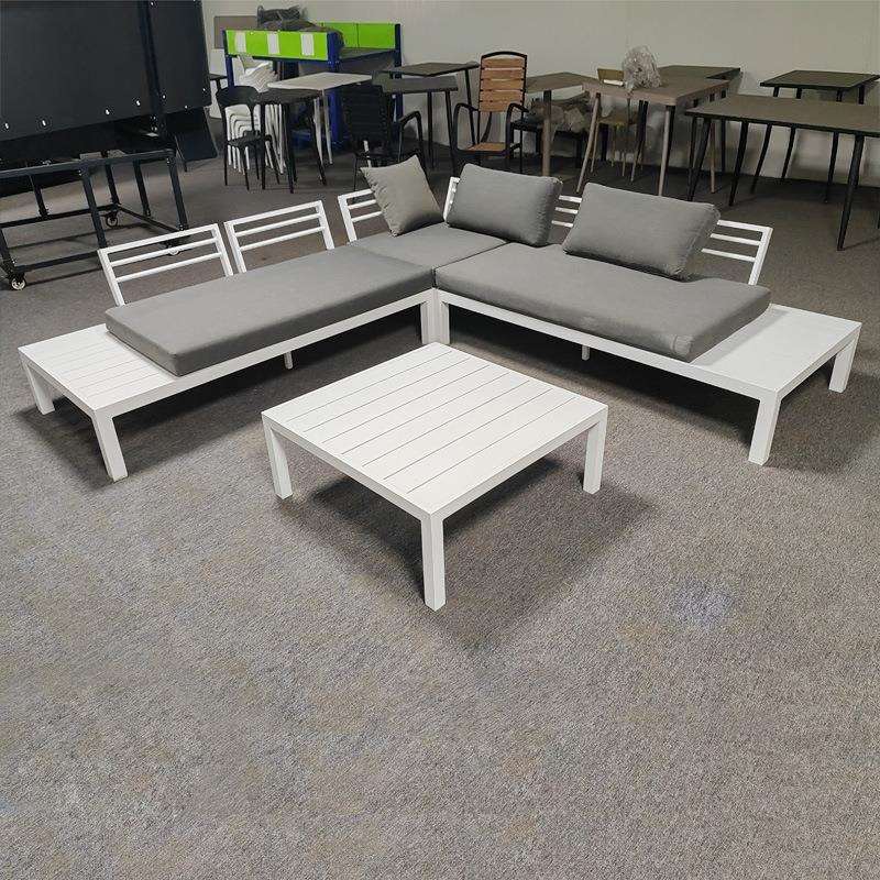 铝合金户外沙发桌椅套装组合防水防晒泳池商用餐桌休闲美式阳台