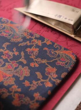 特蓝新样|香云纱古20230317典纹茶厚席布|新中式茶垫|加干泡席茶