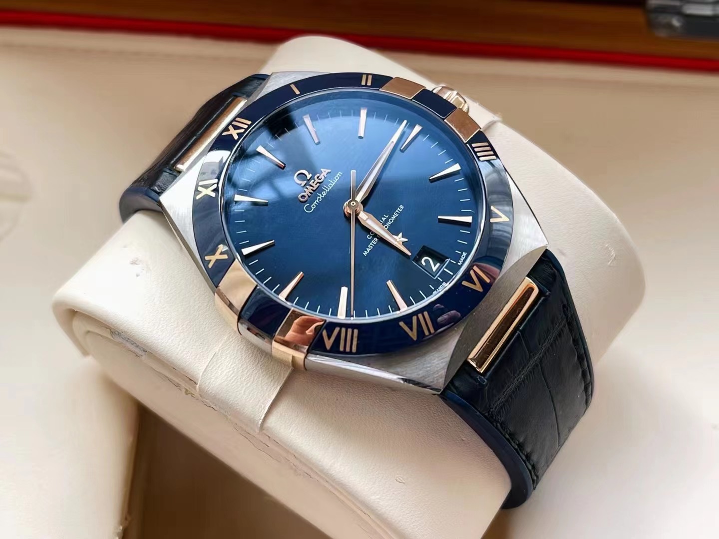 [9.8新]欧米茄星座131.23.41.21.03.001自动机械41mm男士腕表