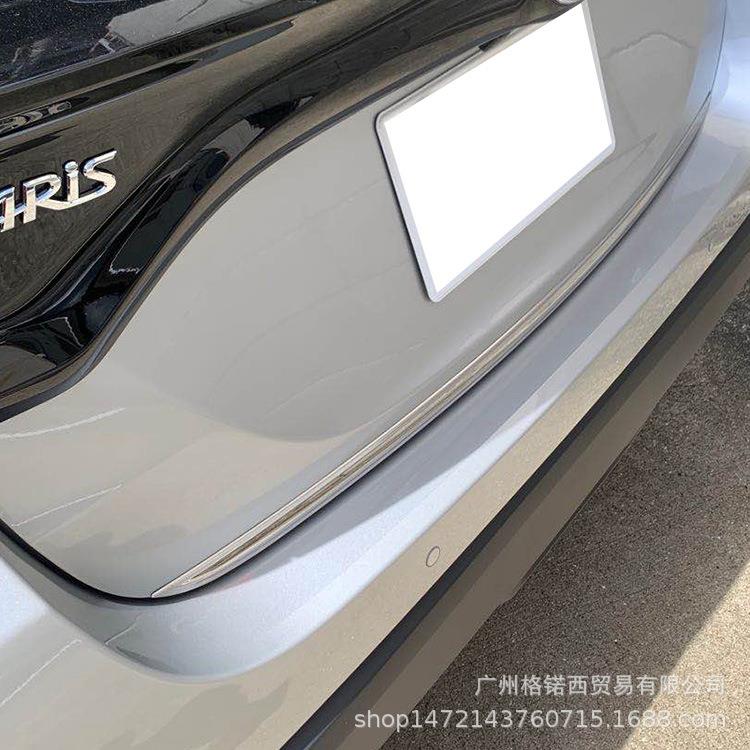 2020款YARIS尾门饰条装饰适用雅力士后备箱尾门下饰条改装后饰条